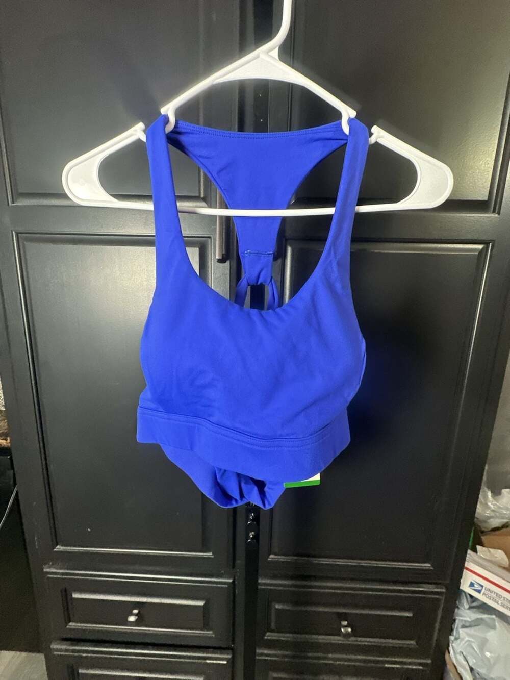 Halara Royal Blue Racerback Athletic Sports Bra#865